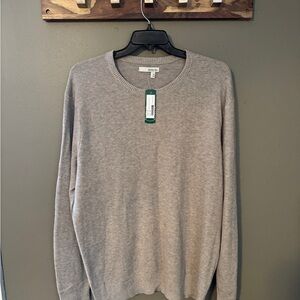 Men’s Hawker Rye Crewneck Sweater with Classic Knit Design - Cream